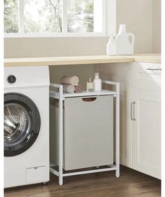 Koš na bielizeň REX biela