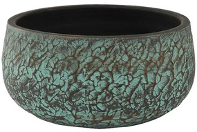 Indoor Pottery Pot Bowl Evi Antiq bronze 28x13 cm