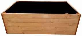 Drevený vyvýšený záhon COMFORT, smrek, 125 x 78 x 41 cm TP94403