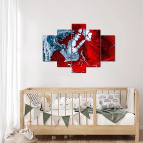 Obraz abstraktných škvŕn (150x105 cm)