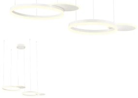 Redo 01-2605 - LED stmievateľný luster na lanku SIGUA LED/99W/230V CRI 90 biela