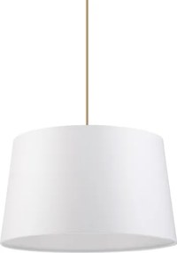 Závesný luster na lanku AIDA 1xE27/60W/230V pr. 35 cm dub/hnedá/biela