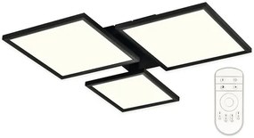 LED stropné svietidlo Top Light Merkúr H C RC 50W 5000lm 3000-6500K čierne s diaľkovým ovládaním