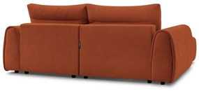 Oranžová rohová pohovka Aden – Bobochic Paris