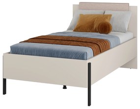 Jednolôžková posteľ 100 cm Juka (kašmír). Akcia -21%. Vlastná spoľahlivá doprava až k Vám domov. 1125536