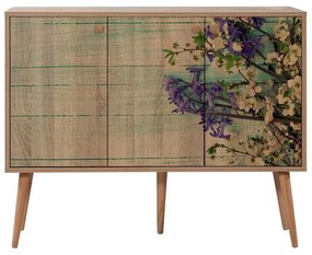 Skrinka Mega Flowers Sonoma Oak
