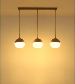 Globo 15999-3H - Závesné svietidlo RAGUSA na lanku 3xE27/60W/230V