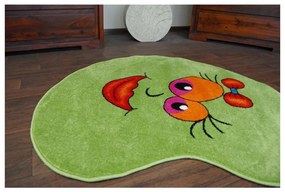 Detský kusový koberec Fazuľa zelený 120cm