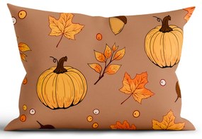 Bavlnená obliečka na vankúš Renforcé 50 × 70 cm - Tekvicové kúzlo