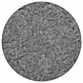 Koberec ETON strieborný kruh