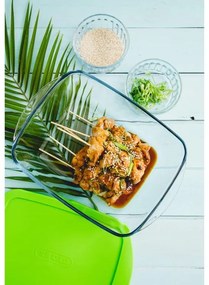 Žiaruvzdorná nádobka s vekom Uvar & Ulož 23 x 15 x 6,5 cm PYREX