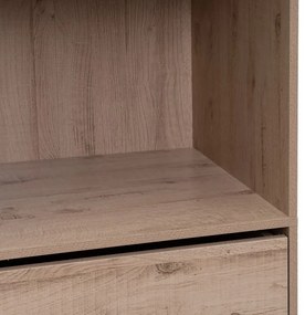 Otvorená modulárna skriňa v dekore duba v prírodnej farbe 60x180x45 cm Modular – Casa Selección