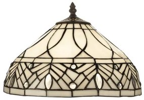 Vitrážové tienidlo na lampu ANTIK Ø30