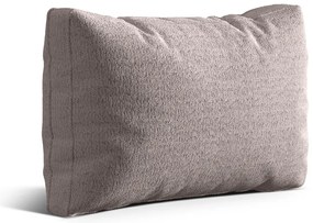 Sivobéžový vankúš na gauč z textílie buklé Kemi – Cosmopolitan Design