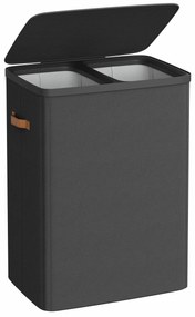 Kôš na bielizeň Daisy Black 2x85l