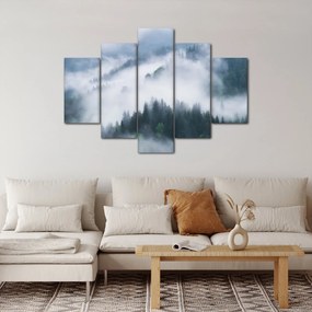 Obraz - Stromy v hmle (150x105 cm)