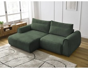 Tmavozelená rohová pohovka Aden – Bobochic Paris