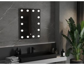 Mexen Dona, LED kúpeľňové zrkadlo s podsvietením 60 x 80 cm, 6000K, ochrana proti zahmlievaniu, 9818-060-080-611-00