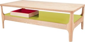 XXXLutz PRÍRUČNÝ STOLÍK, zelená, farba jaseňa Kayoom - Stolíky do obývačky - 005937103001
