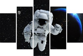 Obraz - Astronaut vo vesmíre (150x105 cm)