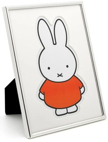 Kovový stojací/na stenu rámček v striebornej farbe 15x20 cm Miffy – Zilverstad