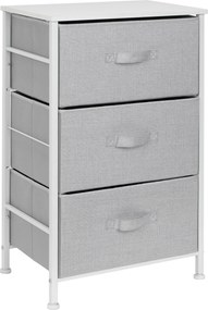 XXXLutz KOMODA, sivá, biela, 45/71.5/30 cm PBJ - Komody - 000537004502
