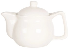 Porcelánová biela konvička na čaj - Ø 16*11 cm / 0,4L