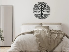 drevko Drevený Strom života - koruna a korene Rozmer obrazu: 33 x 32,5 cm, Farba dekorácie: Čierna