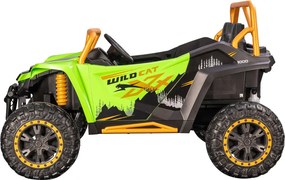 LEAN CARS Buggy Arctic Cat WILDCAT XX 24V14AH akumulátorové vozidlo Zelená