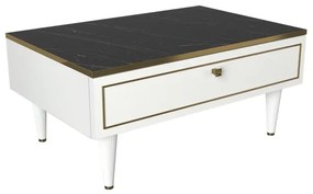 Konferenčný stolík RAVENNA 60x90 cm biela