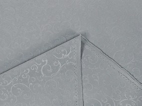 Biante Dekoračný záves TF-086 Ornamenty na sivom 150x140 cm
