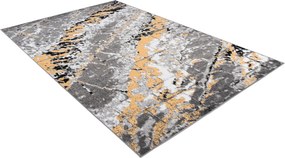 TA Koberec Q543B WHITE MAYA PP EYM Sivý Obdĺžnikový Rozmer: 200x300 cm