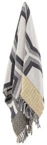 Bloomingville Prehoz z recyklovanej bavlny Annli Grey 160 x 130 cm