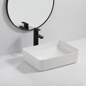 Erga Madalyn, umývadlo na dosku 500x370x135 mm, biela lesklá, ERG-V03-9674-WH