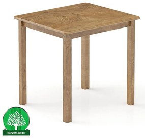 Stôl borovica ST104-100x75x70 dub