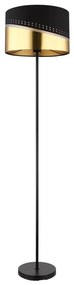 Globo 54046S - Stojacia lampa OR 1xE27/60W/230V pr. 35 cm čierna/zlatá