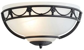 Elstead CB-WU-BLACK - Nástenné svietidlo CARISBROOKE 1xE27/60W/230V
