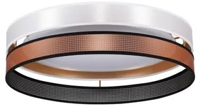 Duolla- LED Stropné svietidlo ROLLER DUO SHINY LED/24W/230V pr. 45 cm biela/medená