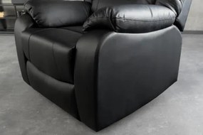 Kreslo Relax 47595 Hollywood - Čierne  - Komfort-nábytok