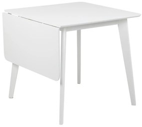 Jídelní rozkládací stůl Roxby 80/120 cm bílý