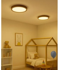 LED stropné svietidlo LED/24W/230V 3000/4000/6500K pr. 30 cm hnedé