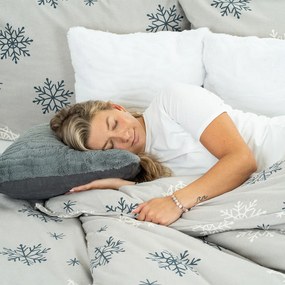 4Home Flanelové obliečky Snow Romance, 220 x 200 cm, 2 ks 70 x 90 cm