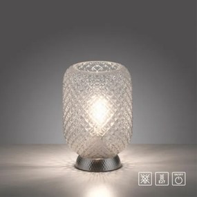 JUST LIGHT. 14906-55 - Stolná lampa REISHI 1xE27/40W/230V chróm