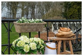 Závesný kvetináč z prútia 60 cm Batu – House Nordic