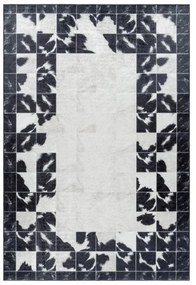 Ayyildiz Kusový koberec FIESTA 4307, Čierna Rozmer koberca: 80 x 150 cm