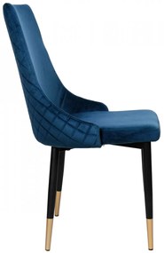 Čalouněná jídelní židle VERMONT modrá