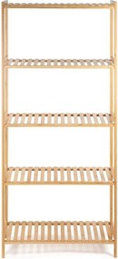 Bambusový kúpeľňový regál v prírodnej farbe 60x130 cm Skaren – Bonami Essentials