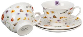 Porcelánová šálka na nohe s podšálkou Royal Margaret 250 ml sada 2ks