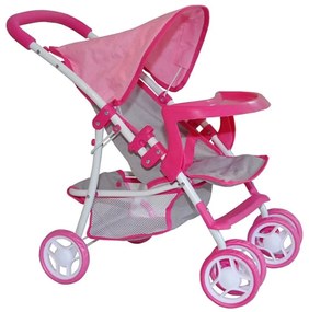 Detský športový kočík pre bábiky Milly Mally Kate Prestige Pink