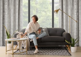 ZATEMŇOVACÍ ZÁVES NA PÁSKE RAJA 140X270 CM VZOROVANÁ